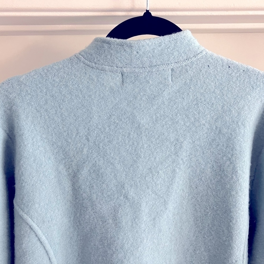Norm Thompson Vintage light blue Wool jacket size medium - read description - Picture 5 of 5